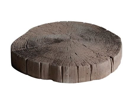 Driftwood Log Stepping Stone